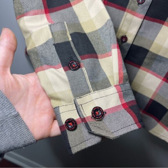 Dixxon women's limited edition snap on tools 2023 long sleeve flannel shirt in M - Picture 8 of 8